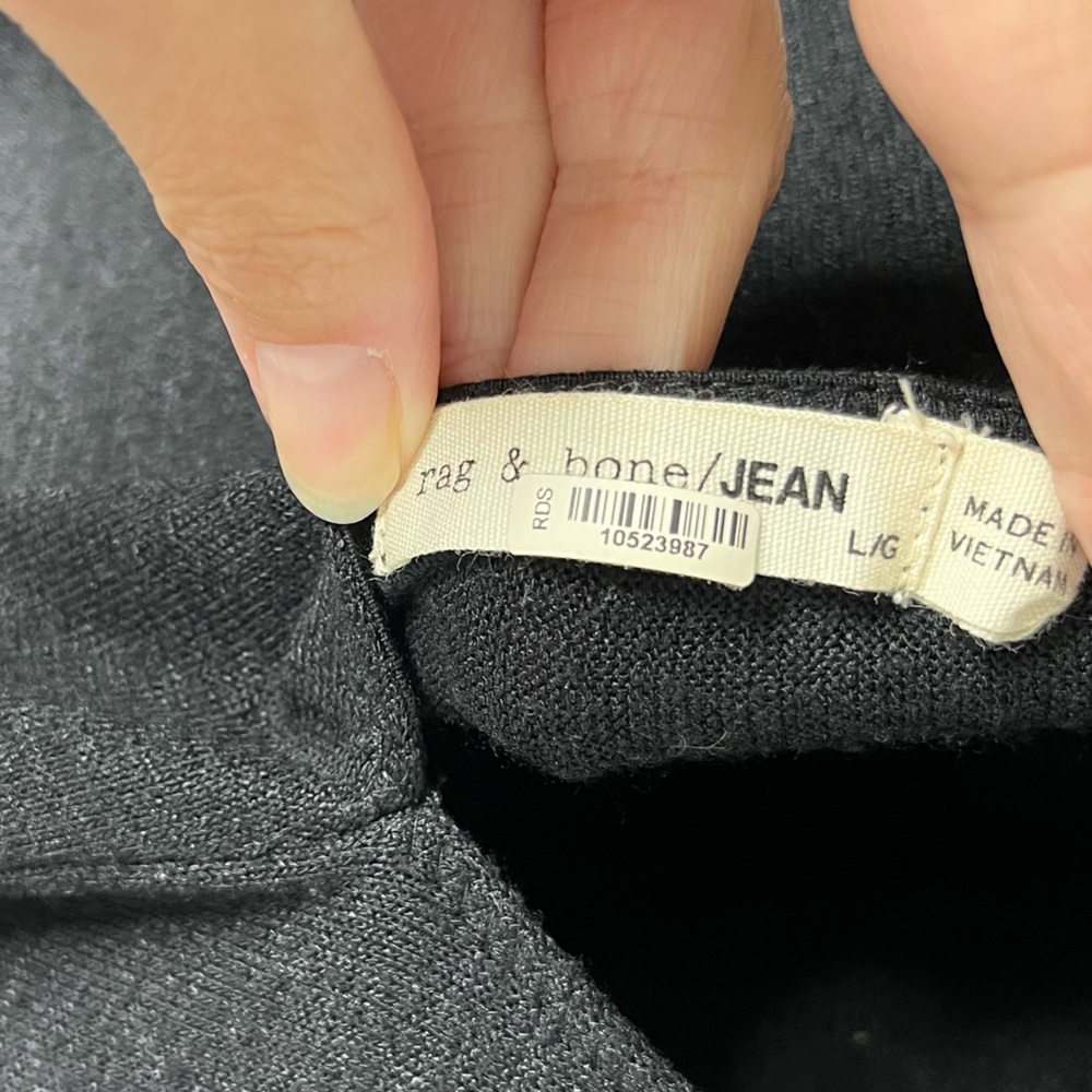 rag & bone Black Open-Back Sweater - Picture 5 of 9